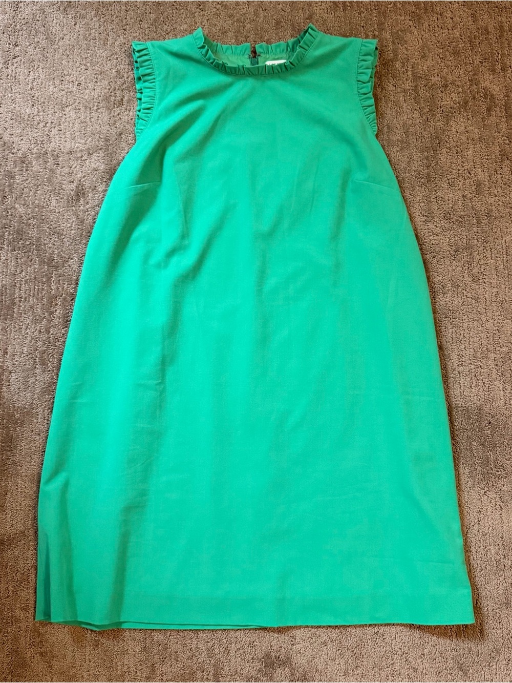 J. Crew Ruffle-neck Suit Dress
